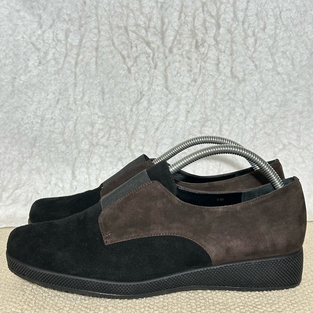 Vaneli Womens Grey/Black Suede Wedge Comfort Casual Walking Shoes SZ US 9M - Picture 2 of 12
